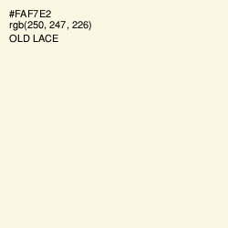 #FAF7E2 - Old Lace Color Image